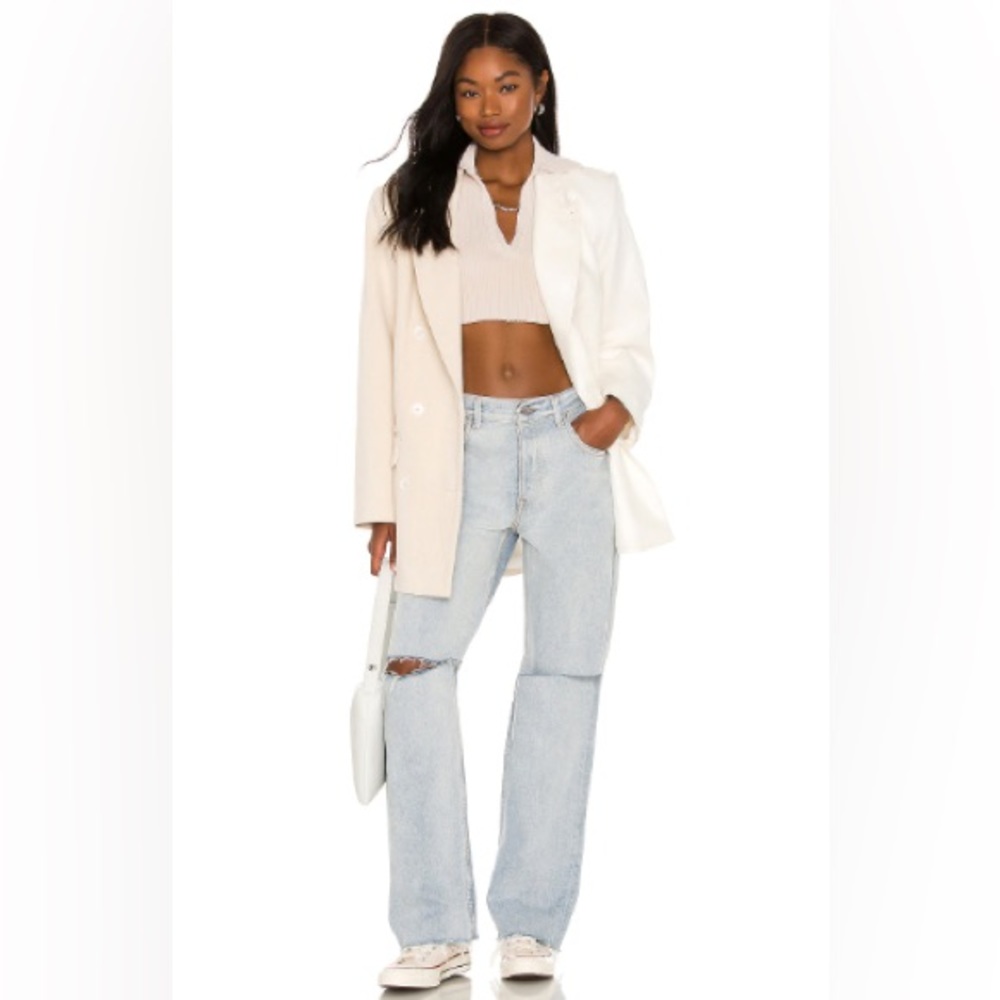GRLFRND Bella Low Rise Boyfriend Jeans Bella Hadid Luxury Denim color: Echo Park